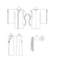 Patron Kimono Japonais -Magasin De Cosplay patron kimono japonais 5