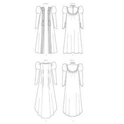 Patron Nuisette & Robe De Chambre Ancienne -Magasin De Cosplay patron nuisette robe de chambre ancienne 6