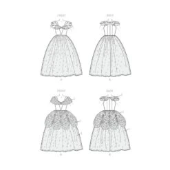 Patron Type Cendrillon -Magasin De Cosplay patron type cendrillon 4