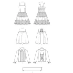 Patron - Vêtements De Poupée -Magasin De Cosplay patron vetements de poupee 8