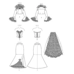 Patron Yaya Han - Robe Paon -Magasin De Cosplay patron yaya han robe paon 8