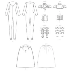 Patron Y.H Super Héroïne -Magasin De Cosplay patron yh super heroine 4