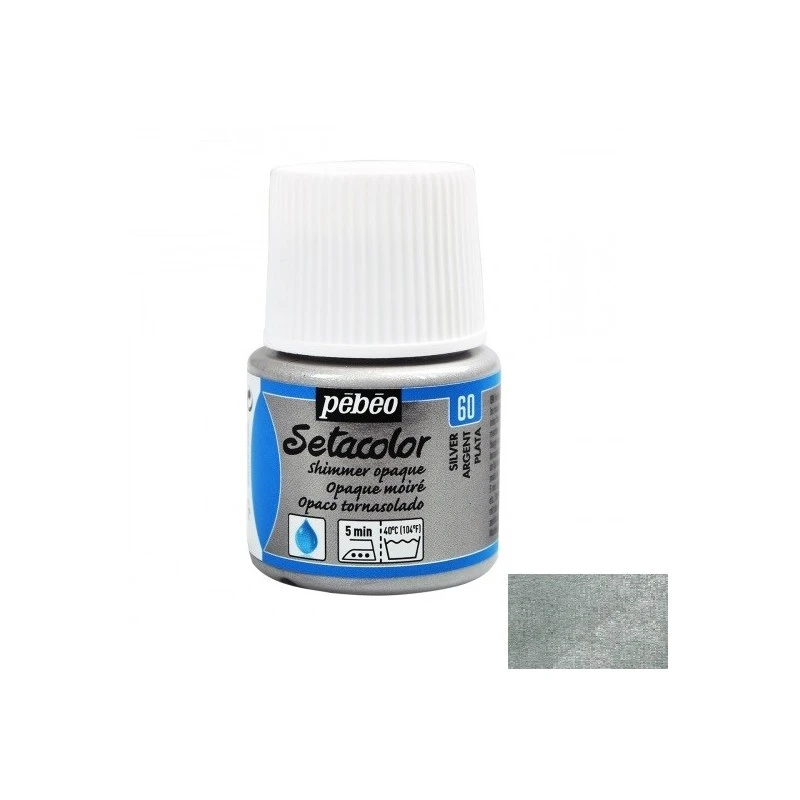 Peinture Textile - Argent 1 Peinture Textile - Argent